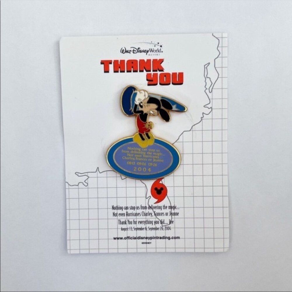 Hurricane Cast Member Appreciation Disney Pin 35424